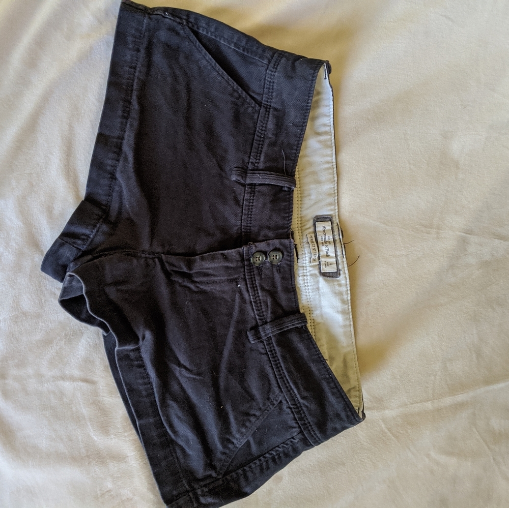 Abercrombie Navy Blue Shorts
